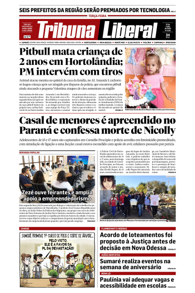 Tribuna Liberal - Edição de 22 de Julho de 2025.