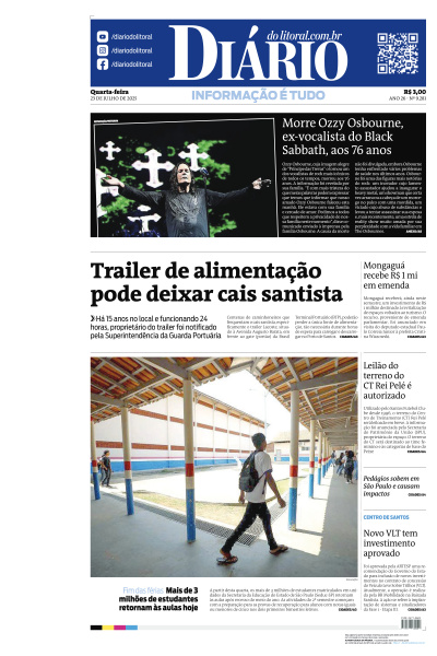 Diário do Litoral - Edição de 23 de Julho de 2025