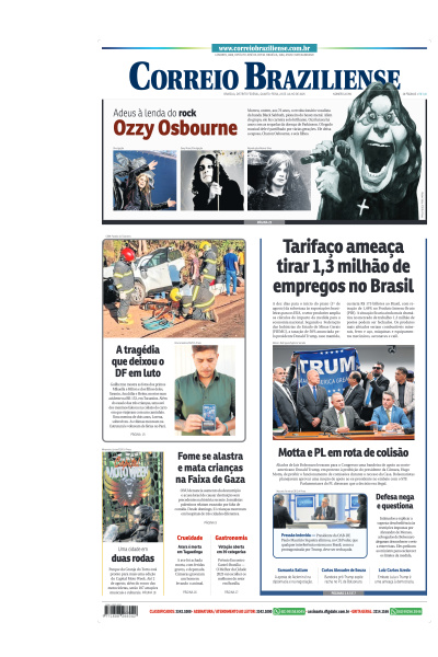 Correio Braziliense - Edição de 23 de Julho de 2025