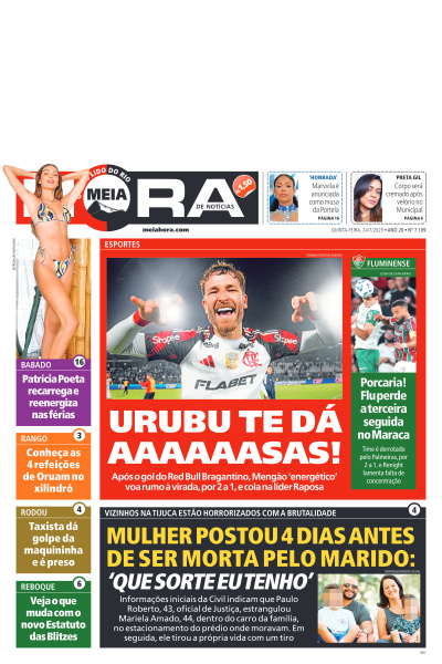 MEIA HORA - Edição de 24 de Julho de 2025