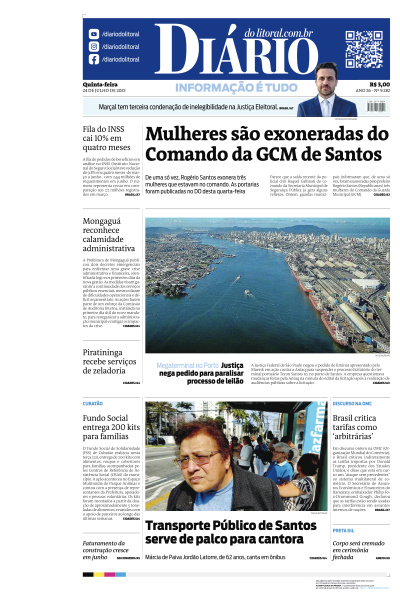 Diário do Litoral - Edição de 24 de Julho de 2025