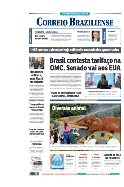 Correio Braziliense - Edição de 24 de Julho de 2025