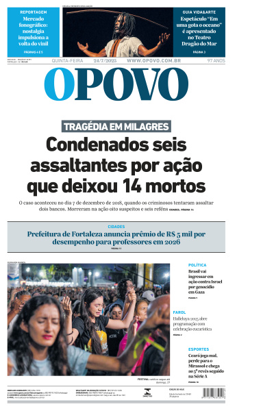 O POVO - Edição de 24 de Julho de 2025