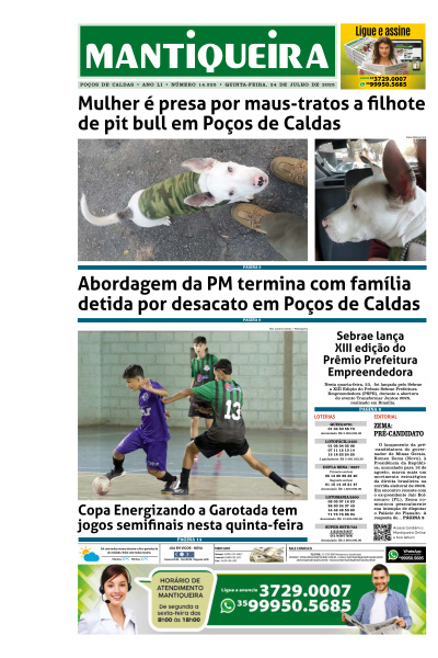 Mantiqueira - Edição de 25 de Julho de 2025