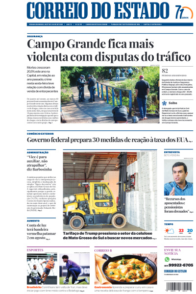Correio do Estado - Edição de 26 de Julho de 2025