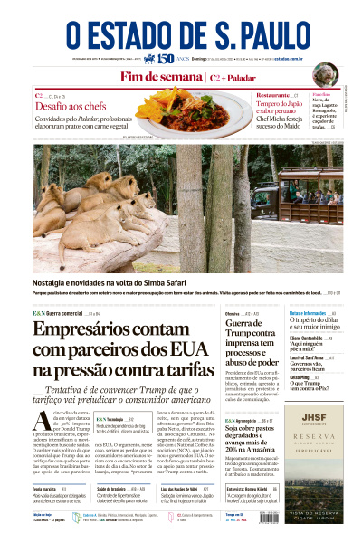 Estadão - Edição de 27 de Julho de 2025