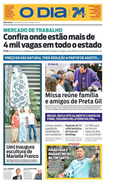 O DIA - Edição de 29 de Julho de 2025
