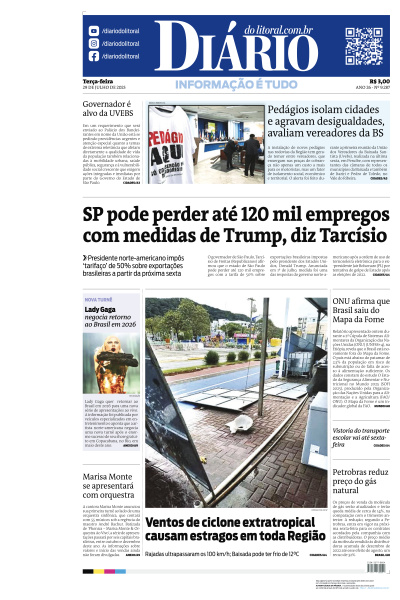 Diário do Litoral - Edição de 29 de Julho de 2025