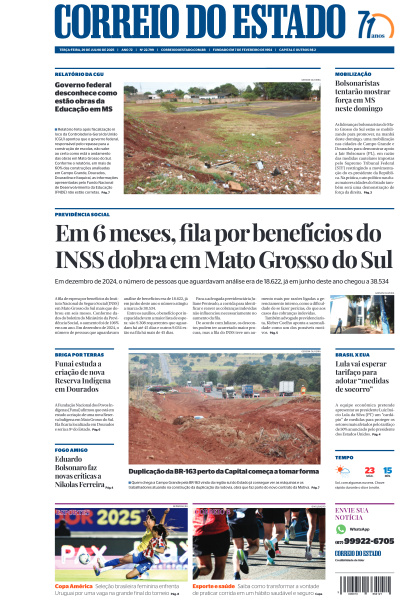Correio do Estado - Edição de 29 de Julho de 2025