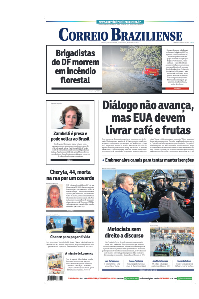 Correio Braziliense - Edição de 30 de Julho de 2025
