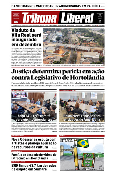Tribuna Liberal - Edição de 31 de Julho de 2025.