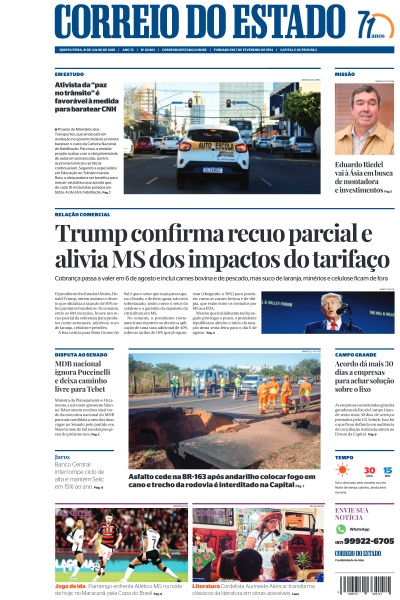 Correio do Estado - Edição de 31 de Julho de 2025
