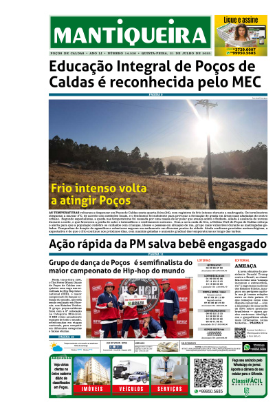 Mantiqueira - Edição de 31 de Julho de 2025