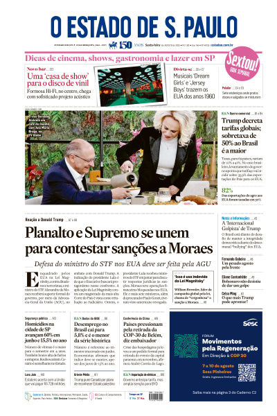 Estadão - Edição de 01 de Agosto de 2025