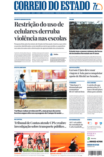 Correio do Estado - Edição de 01 de Agosto de 2025