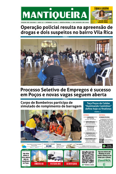 Mantiqueira - Edição de 01 de Agosto de 2025