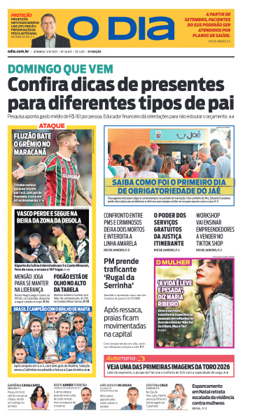 O DIA - Edição de 03 de Agosto de 2025