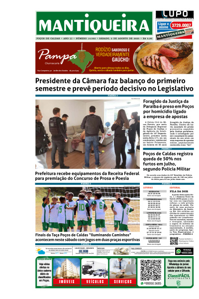 Mantiqueira - Edição de 03 de Agosto de 2025