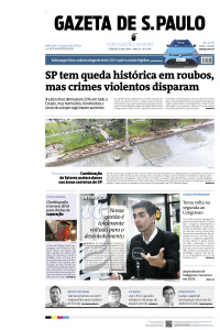Gazeta de S. Paulo - Edição de 04 de Agosto de 2025