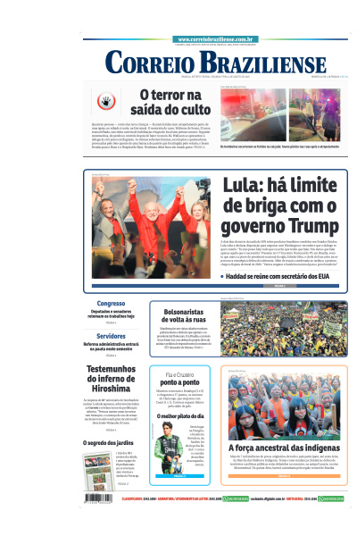 Correio Braziliense - Edição de 04 de Agosto de 2025