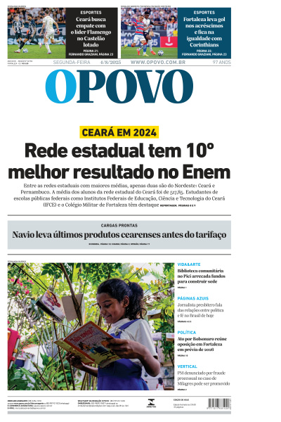 O POVO - Edição de 04 de Agosto de 2025