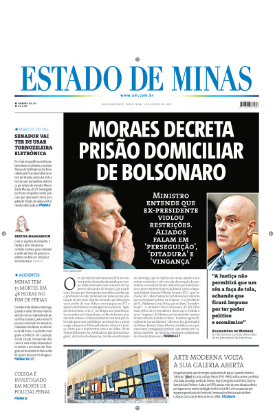 Estado de Minas - Edição de 05 de Agosto de 2025