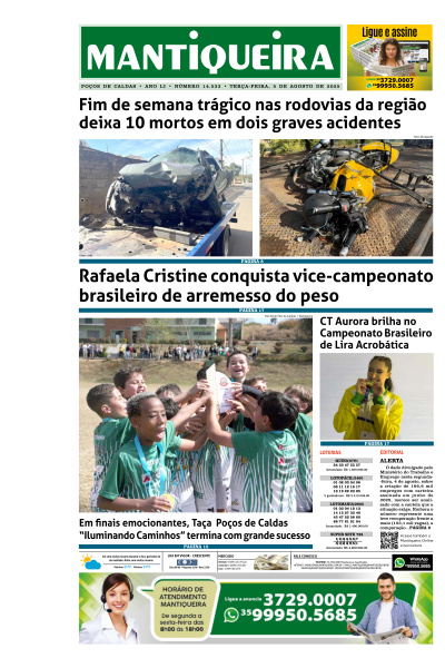 Mantiqueira - Edição de 05 de Agosto de 2025