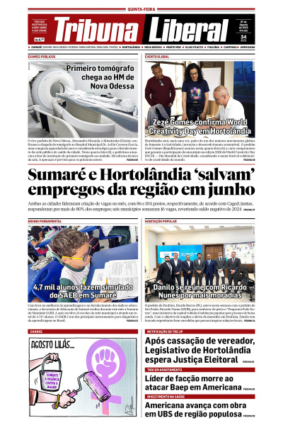 Tribuna Liberal - Edição de 07 de Agosto de 2025.