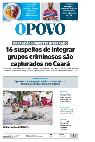 O POVO - Edição de 08 de Agosto de 2025