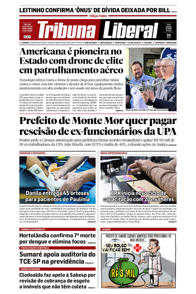 Tribuna Liberal - Edição de 12 de Agosto de 2025.