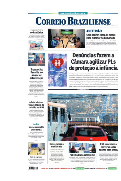 Correio Braziliense - Edição de 12 de Agosto de 2025