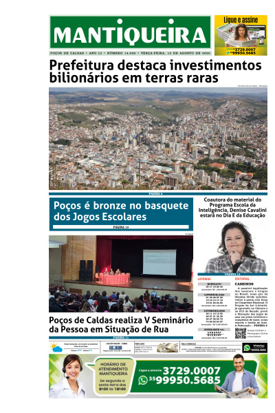 Mantiqueira - Edição de 12 de Agosto de 2025