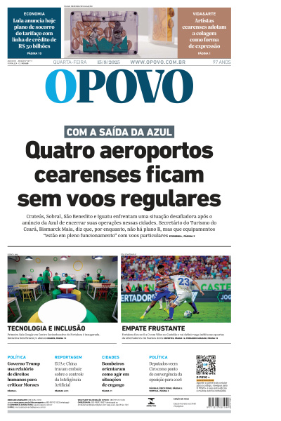 O POVO - Edição de 13 de Agosto de 2025
