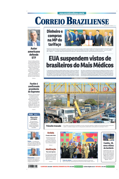 Correio Braziliense - Edição de 14 de Agosto de 2025