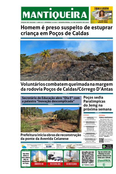 Mantiqueira - Edição de 14 de Agosto de 2025