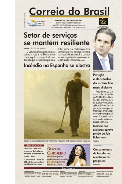 Correio do Brasil - Edição de 15 de Agosto de 2025