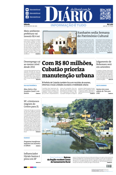 Diário do Litoral - Edição de 16 de Agosto de 2025