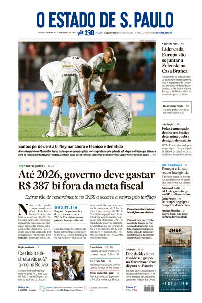 Estadão - Edição de 18 de Agosto de 2025