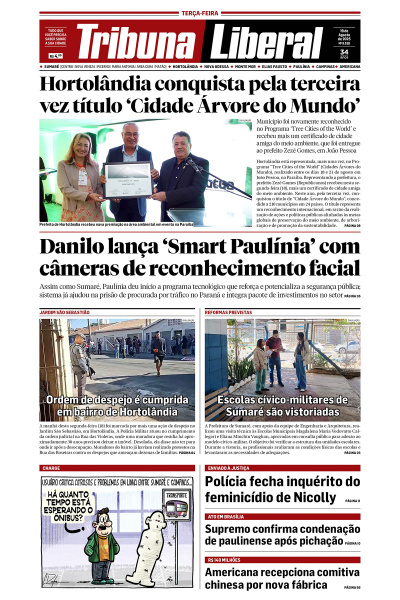 Tribuna Liberal - Edição de 19 de Agosto de 2025