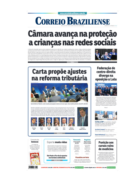 Correio Braziliense - Edição de 20 de Agosto de 2025
