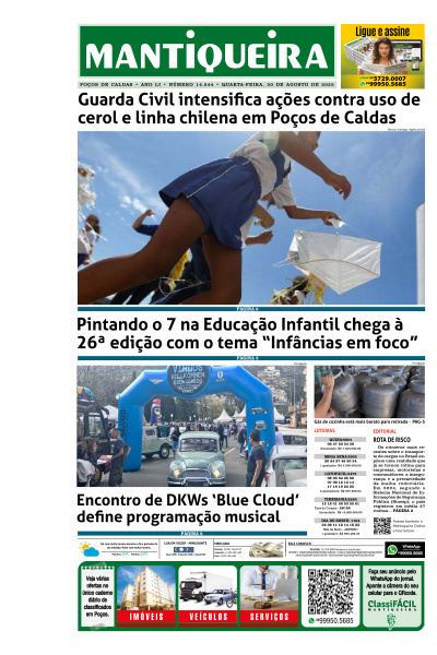 Mantiqueira - Edição de 21 de Agosto de 2025