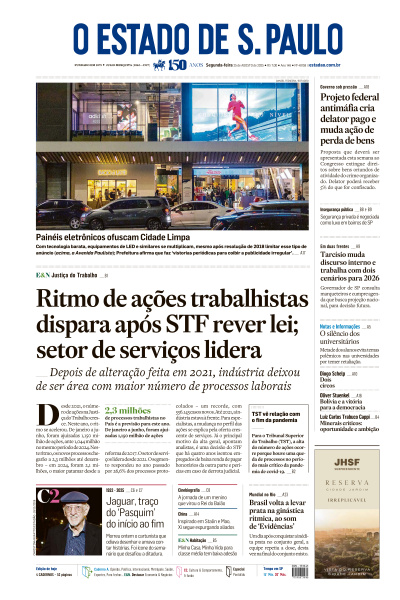 Estadão - Edição de 25 de Agosto de 2025