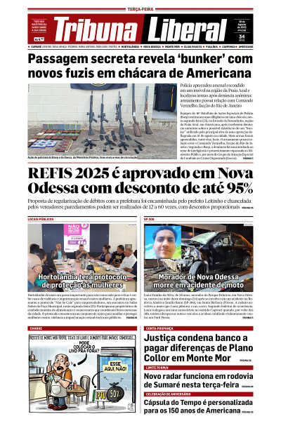 Tribuna Liberal - Edição de 26 de Agosto de 2025