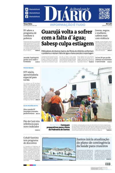 Diário do Litoral - Edição de 26 de Agosto de 2025