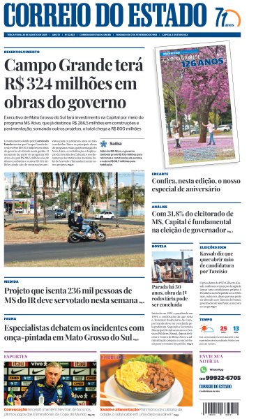 Correio do Estado - Edição de 26 de Agosto de 2025