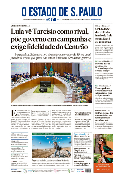 Estadão - Edição de 27 de Agosto de 2025