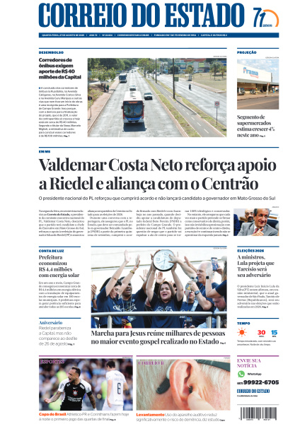 Correio do Estado - Edição de 27 de Agosto de 2025
