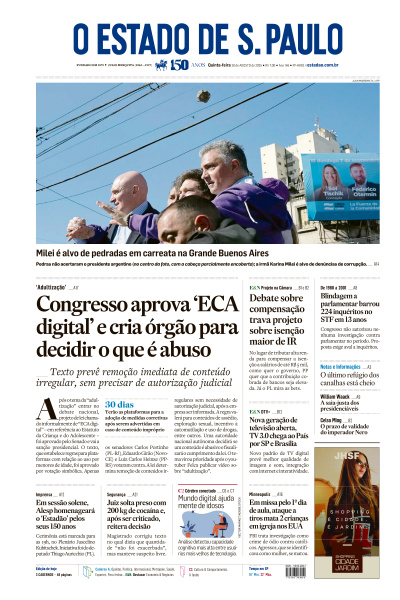 Estadão - Edição de 28 de Agosto de 2025