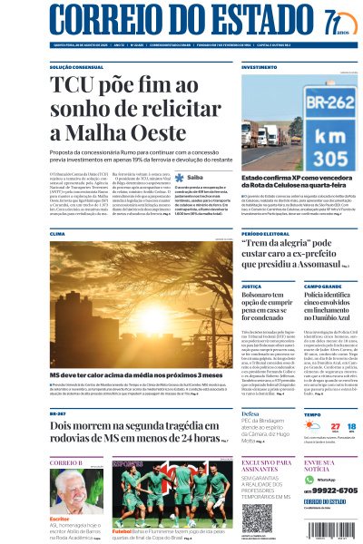 Correio do Estado - Edição de 28 de Agosto de 2025