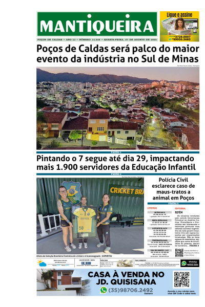 Mantiqueira - Edição de 28 de Agosto de 2025